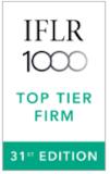 Consistently ranked as a top tier firm by IFLR1000